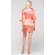 Peach Satin Kimono Short Robe-Robemart.com Peach Satin Kimono Short Robe-Robemart.com
