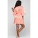 Peach Satin Kimono Short Robe-Robemart.com Peach Satin Kimono Short Robe-Robemart.com