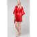 Red Satin Kimono Short Robe-Robemart.com Red Satin Kimono Short Robe-Robemart.com