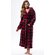 Super Soft Redplaid Plush Hooded Women's Robe-Robemart.com Super Soft Redplaid Plush Hooded Women's Robe-Robemart.com