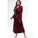 Super Soft Redplaid Plush Hooded Women's Robe-Robemart.com Super Soft Redplaid Plush Hooded Women's Robe-Robemart.com