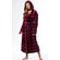 Super Soft Redplaid Plush Hooded Women's Robe-Robemart.com Super Soft Redplaid Plush Hooded Women's Robe-Robemart.com