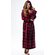 Super Soft Redplaid Plush Hooded Women's Robe-Robemart.com Super Soft Redplaid Plush Hooded Women's Robe-Robemart.com