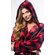 Super Soft Redplaid Plush Hooded Women's Robe-Robemart.com Super Soft Redplaid Plush Hooded Women's Robe-Robemart.com