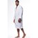 White Super Soft Tahoe Microfleece Shawl Collar Robe-Robemart.com