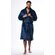 Navy Blue Super Soft Tahoe Microfleece Shawl Collar Robe-Robemart.com Navy Blue Super Soft Tahoe Microfleece Shawl Collar Robe-Robemart.com