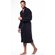 100% Turkish Cotton Black Terry Kimono Bathrobe-Robemart.com 100% Turkish Cotton Black Terry Kimono Bathrobe-Robemart.com