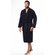 100% Turkish Cotton Black Terry Kimono Bathrobe-Robemart.com 100% Turkish Cotton Black Terry Kimono Bathrobe-Robemart.com