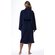 100% Turkish Cotton Navy Blue Terry Kimono Bathrobe-Robemart.com 100% Turkish Cotton Navy Blue Terry Kimono Bathrobe-Robemart.com