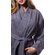 100% Turkish Cotton Gray Terry Kimono Bathrobe-Robemart.com 100% Turkish Cotton Gray Terry Kimono Bathrobe-Robemart.com