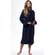 100% Turkish Cotton Navy Blue Terry Kimono Bathrobe-Robemart.com 100% Turkish Cotton Navy Blue Terry Kimono Bathrobe-Robemart.com