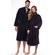 100% Turkish Cotton Black Terry Kimono Bathrobe-Robemart.com 100% Turkish Cotton Black Terry Kimono Bathrobe-Robemart.com