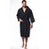 Waffle Hooded Long Robe Square Pattern Black-Robemart.com Waffle Hooded Long Robe Square Pattern Black-Robemart.com