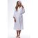 Waffle Hooded Long Robe Square Pattern White-Robemart.com Waffle Hooded Long Robe Square Pattern White-Robemart.com