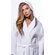 Waffle Hooded Long Robe Square Pattern White-Robemart.com Waffle Hooded Long Robe Square Pattern White-Robemart.com