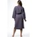 Waffle Kimono Charcoal Long Robe Square Pattern-Robemart.com Waffle Kimono Charcoal Long Robe Square Pattern-Robemart.com