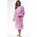 Waffle Kimono Pink Long Robe Square Pattern-Robemart.com Waffle Kimono Pink Long Robe Square Pattern-Robemart.com