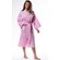 Waffle Kimono Pink Long Robe Square Pattern-Robemart.com Waffle Kimono Pink Long Robe Square Pattern-Robemart.com