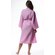 Waffle Kimono Pink Long Robe Square Pattern-Robemart.com Waffle Kimono Pink Long Robe Square Pattern-Robemart.com