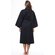 Waffle Kimono Black Long Robe Square Pattern-Robemart.com Waffle Kimono Black Long Robe Square Pattern-Robemart.com