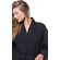 Waffle Kimono Black Long Robe Square Pattern-Robemart.com Waffle Kimono Black Long Robe Square Pattern-Robemart.com