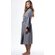 Waffle Kimono Gray Long Robe Square Pattern-Robemart.com Waffle Kimono Gray Long Robe Square Pattern-Robemart.com