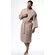 Waffle Kimono Taupe Long Robe Square Pattern-Robemart.com Waffle Kimono Taupe Long Robe Square Pattern-Robemart.com