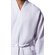 Waffle Kimono White Long Robe Square Pattern-Robemart.com