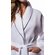 Waffle Shawl Long Robe Square Pattern White-Robemart.com Waffle Shawl Long Robe Square Pattern White-Robemart.com