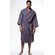 Waffle Shawl Long Robe Square Pattern Charcoal Gray-Robemart.com Waffle Shawl Long Robe Square Pattern Charcoal Gray-Robemart.com