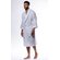Waffle Shawl Long Robe Square Pattern White-Robemart.com Waffle Shawl Long Robe Square Pattern White-Robemart.com