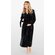 Super Soft Black Plush Hooded Women's Robe-Robemart.com Super Soft Black Plush Hooded Women's Robe-Robemart.com