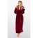 Super Soft Burgundy Plush Hooded Women's Robe-Robemart.com
