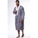 Luxury Microfiber Plush Lined Robe Gray-Robemart.com Luxury Microfiber Plush Lined Robe Gray-Robemart.com