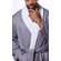 Luxury Microfiber Plush Lined Robe Gray-Robemart.com Luxury Microfiber Plush Lined Robe Gray-Robemart.com