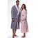 Luxury Microfiber Plush Lined Robe Pink-Robemart.com