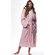 Luxury Microfiber Plush Lined Robe Pink-Robemart.com