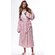 Luxury Microfiber Plush Lined Robe Pink-Robemart.com