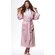 Luxury Microfiber Plush Lined Robe Pink-Robemart.com