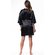 Black Satin Kimono Short Robe-Robemart.com Black Satin Kimono Short Robe-Robemart.com