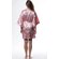 Pink Satin Kimono Short Robe-Robemart.com Pink Satin Kimono Short Robe-Robemart.com
