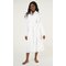 White Super Soft Tahoe Microfleece Shawl Collar Robe-Robemart.com