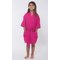 Fuchsia Waffle Kimono Kid's Robe-Robemart.com