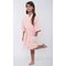 Blush Waffle Kimono Kid's Robe-Robemart.com