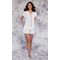 100% Lace Trim Ivory Women's Pajama Set-Robemart.com