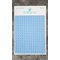 Serenity Blue Waffle Fabric Swatch - Free Shipping-Robemart.com