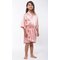 Pink Satin Kimono Kid's Robe-Robemart.com