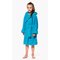 100% Turkish Cotton Turquoise Blue Hooded Terry Kid's Bathrobe-Robemart.com
