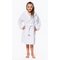 100% Turkish Cotton White Hooded Terry Kid's Bathrobe-Robemart.com