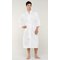 100% Turkish Cotton White Waffle Kimono Robe-Robemart.com
